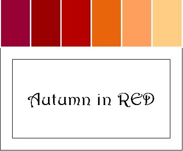 autumn in red