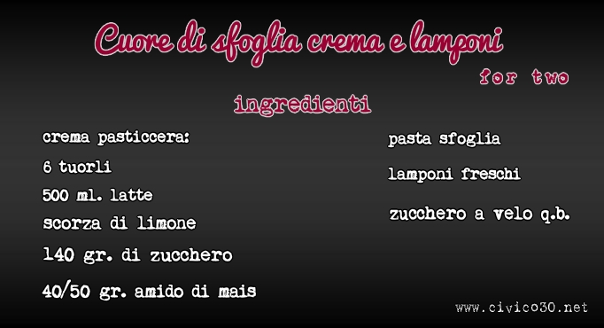 cuore di sfoglia sanvalentino www.civico30.net