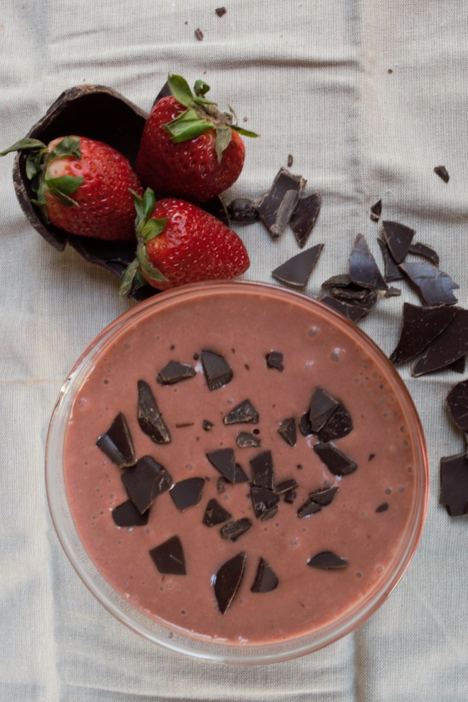 smoothie cioccolato, fragole e banana - civico30.net