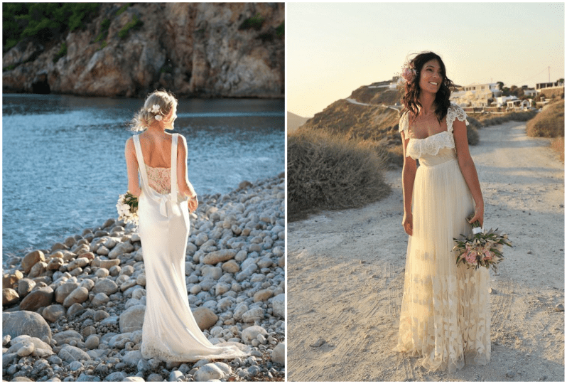 wedding dresses sea theme