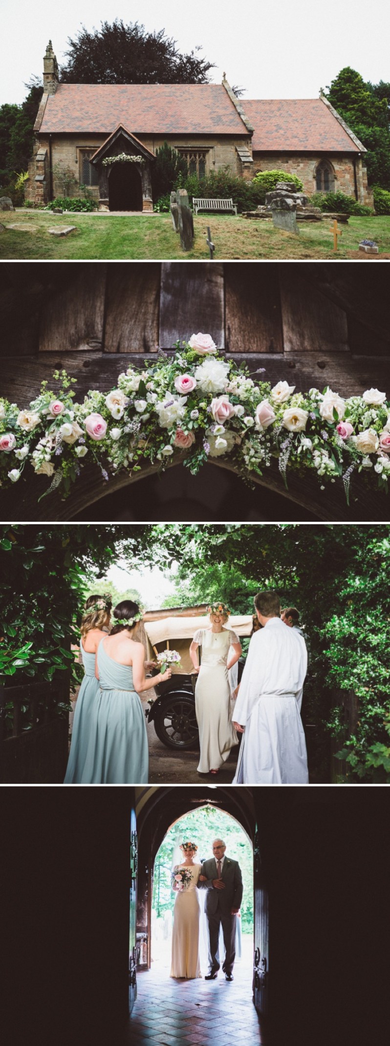 A-Beautiful-Bohemian-Back-Garden-English-Wedding-With-A-Silk-Charlie-Brear-Dress-With-Lace-Cap-Sleeves-And-Flower-Crowns-From-Rhys-Parker-Photography._0008